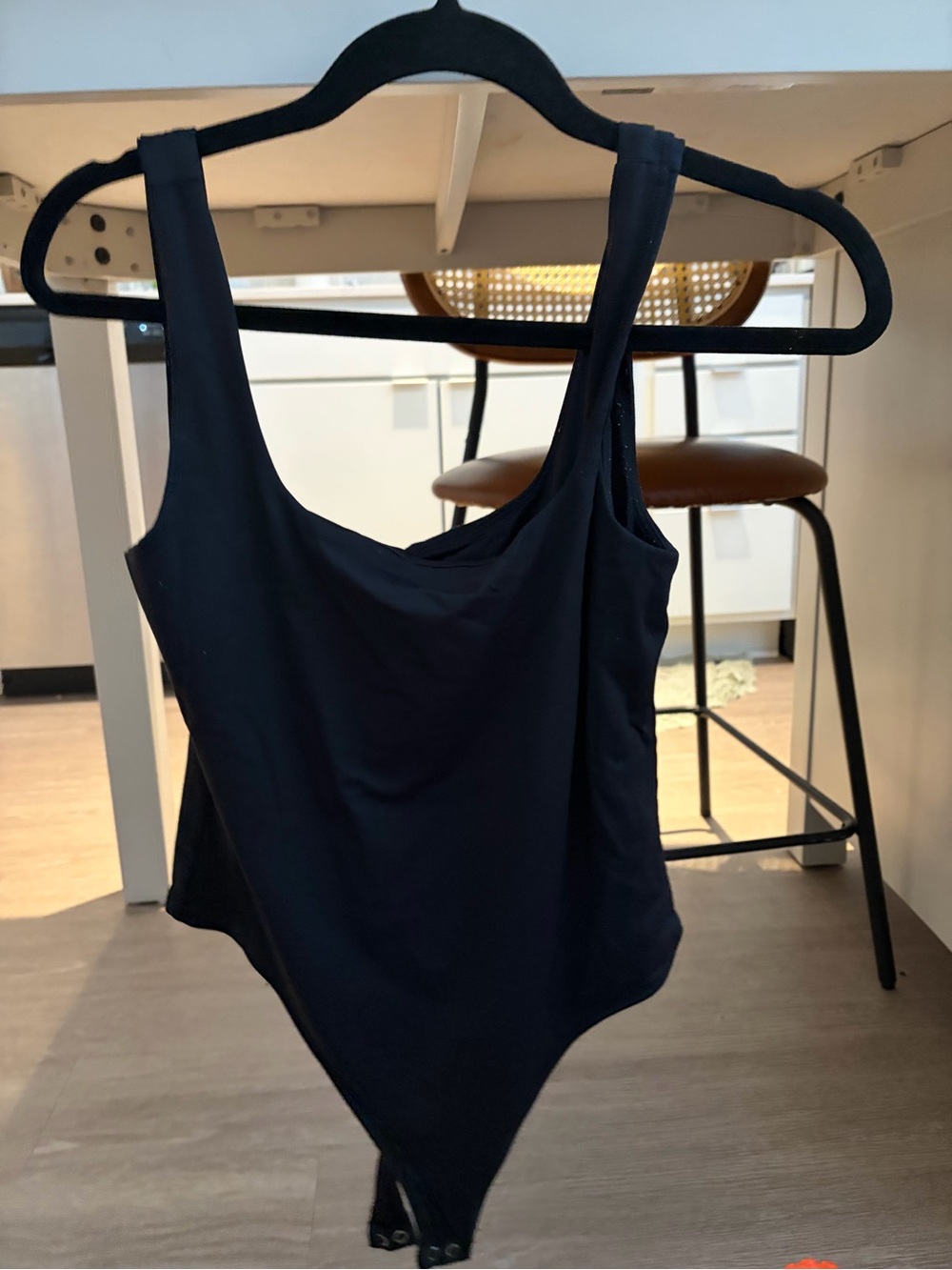 Forever 21 Black Scoop Neck Bodysuit